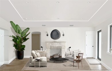 RENDERING OF LIVING ROOM