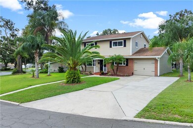 Front Elevation With Large Driveway
