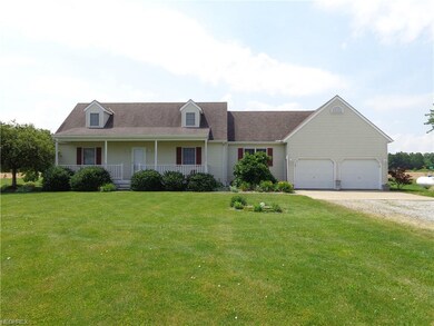 Covered front porch, central air, full basement, 2