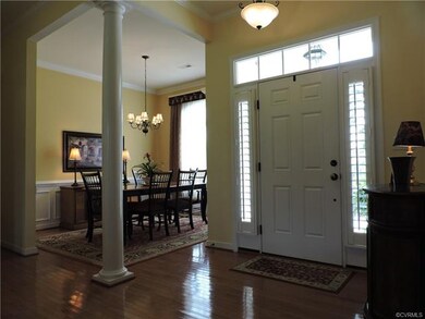 Foyer and formal dining room