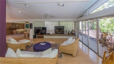 Family Room with wood burning Fireplace