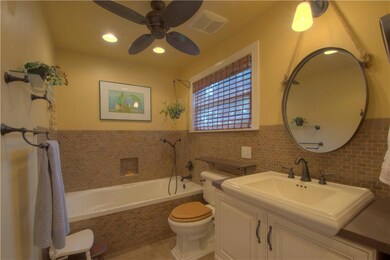 Main Bath with Custom Vanity