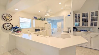 So much counter space, PLUS built in coffee bar!
