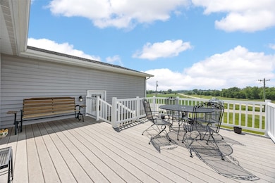 Front composite deck for morning coffee