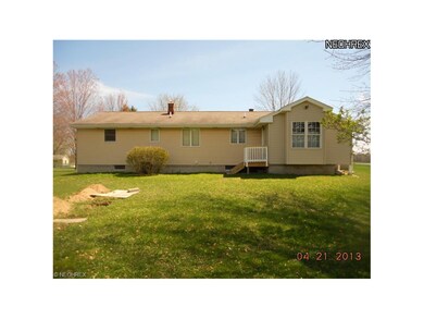 Rear view of property.