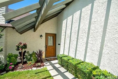 The New Fiberglass Front Door With Nicely Appointe