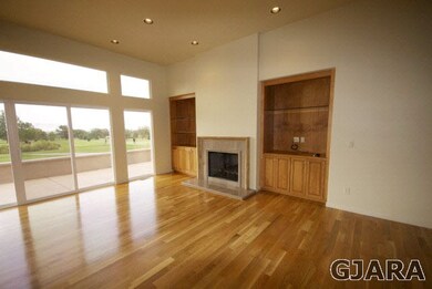 Enjoy the gas fireplace year round.