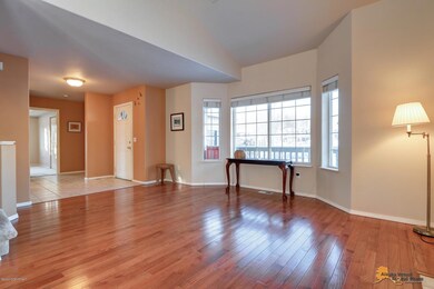 Bay window & hardwood floors