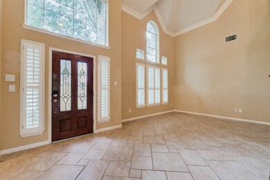 A view of the Formal Living or Formal Dining Room off the two story entryway