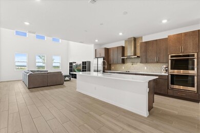 Kitchen and living room