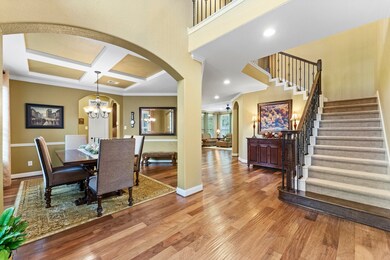 Dining room and foyer