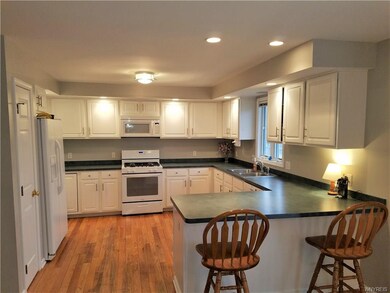 Very large open kitchen with breakfast bar feature