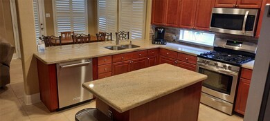 The granite on the island was extended for a bit m
