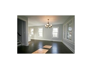 Looking into dining room
