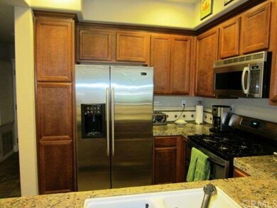 Kitchen with stainless steel appliances