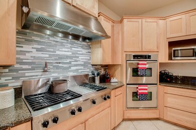 Kitchen close-up with top of the line ga
