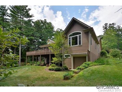 Rear View W/Golf Cart Garage