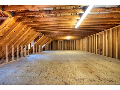 There is a 1,000 square foot unfinished room over 