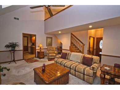 Entertaining-size  two-story Great Room to accommo