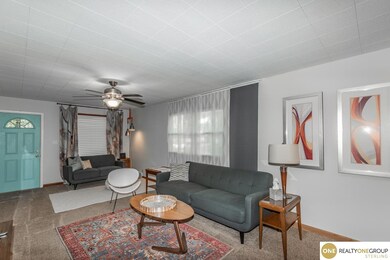 Spacious living room area