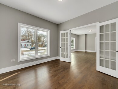 French doors to home office