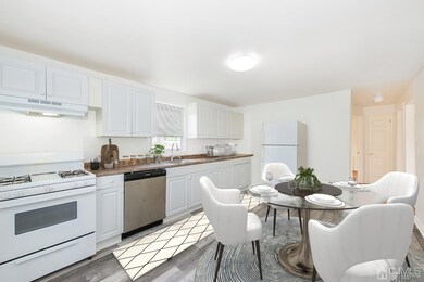 Large eat in Kitchen virtually staged