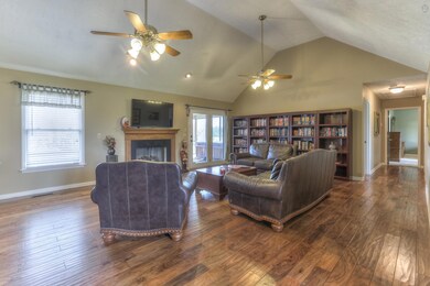 This beautiful living room is huge, 23x17!