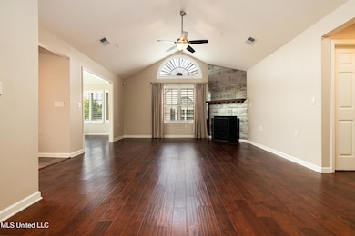 Great Room and Dining Room from Kitchen