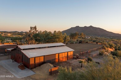 Barn and Arena Aerial View
