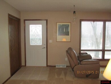 New Door, Storm Door and tiled landing