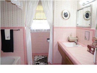 Large, Hall Bathroom with great counter-top space,