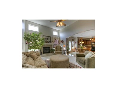 Graceful arches add architectural detail to the ho