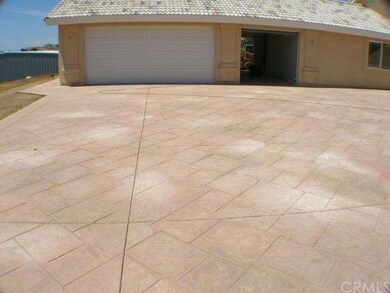Up close of stained concrete that is all around th