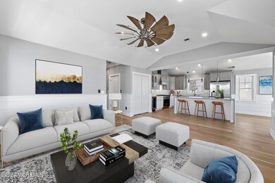 Virtually staged Living Room