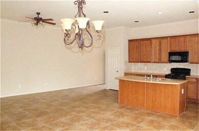 View from the dining space back towards the entryway