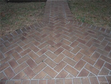Brick walkway leading to the front door 614 Fennimore Road in Walton Park