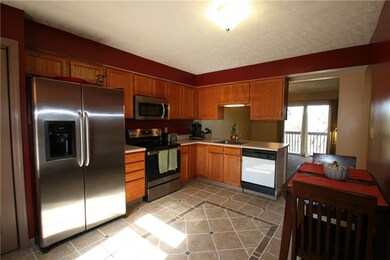 Eat-in-Kitchen with new ceramic tile floor and new
