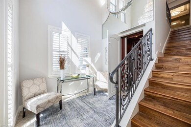 View of stairway & elevator