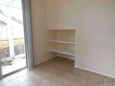 eating area in the kitchen with storage space