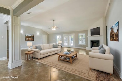 Virtually Staged Family Room 1