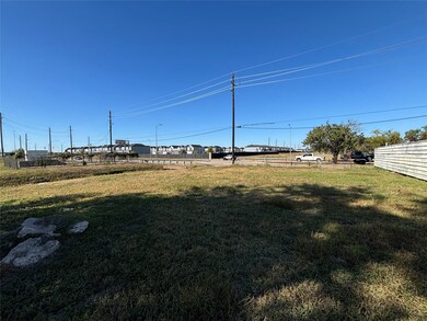 Looking north from the back of the lot