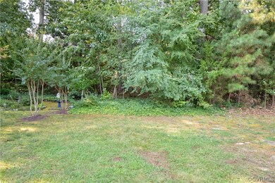 Great back yard backs up to a wooded buffer... pea