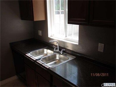 Sink over looking rear yard