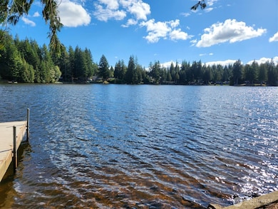 This is a skiing motor boat lake.