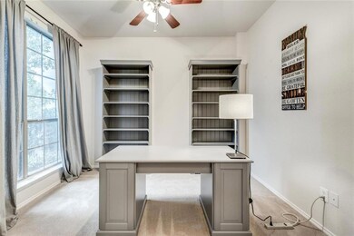 Study with French doors