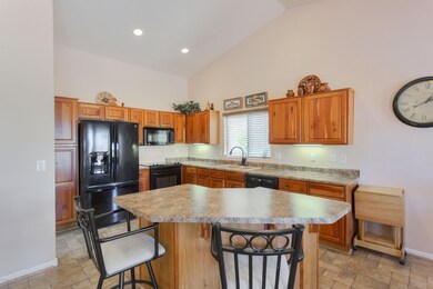 921 Kitchen Rustic Cherry Cabinets