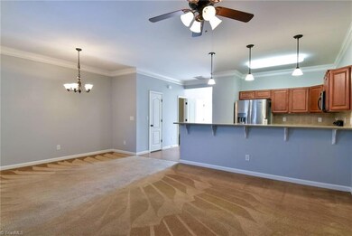 Dining & Kitchen from LR. Note the spacious bar space!