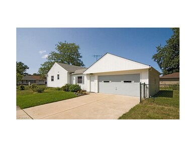 Located on a corner lot in Mayfield Heights with a
