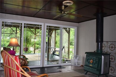 Stay cozy by the fire or enjoy the deck and fenced
