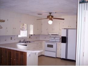 Kitchen with appliances